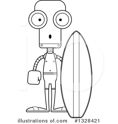 Royalty-Free (RF) Robot Clipart Illustration by Cory Thoman - Stock Sample #1328421