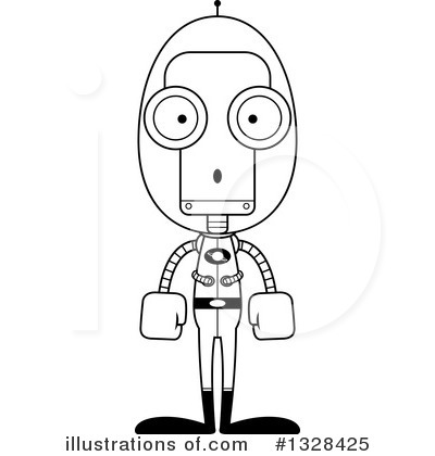 Royalty-Free (RF) Robot Clipart Illustration by Cory Thoman - Stock Sample #1328425