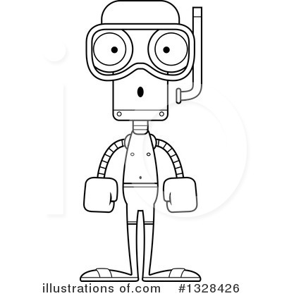 Royalty-Free (RF) Robot Clipart Illustration by Cory Thoman - Stock Sample #1328426