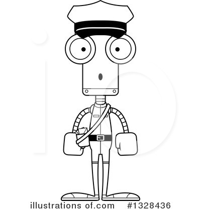 Royalty-Free (RF) Robot Clipart Illustration by Cory Thoman - Stock Sample #1328436