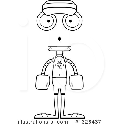 Royalty-Free (RF) Robot Clipart Illustration by Cory Thoman - Stock Sample #1328437