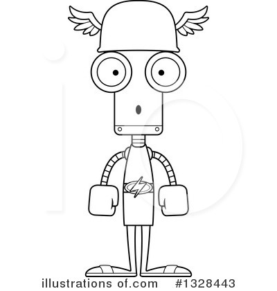 Royalty-Free (RF) Robot Clipart Illustration by Cory Thoman - Stock Sample #1328443
