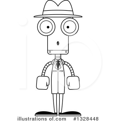 Royalty-Free (RF) Robot Clipart Illustration by Cory Thoman - Stock Sample #1328448