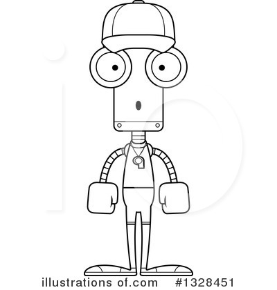 Royalty-Free (RF) Robot Clipart Illustration by Cory Thoman - Stock Sample #1328451