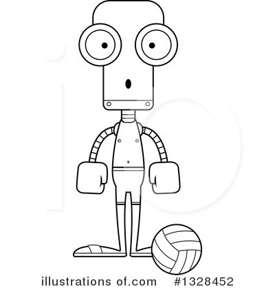 Royalty-Free (RF) Robot Clipart Illustration by Cory Thoman - Stock Sample #1328452
