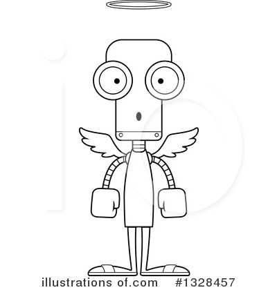 Royalty-Free (RF) Robot Clipart Illustration by Cory Thoman - Stock Sample #1328457