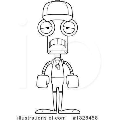 Royalty-Free (RF) Robot Clipart Illustration by Cory Thoman - Stock Sample #1328458