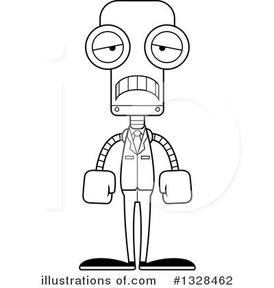 Royalty-Free (RF) Robot Clipart Illustration by Cory Thoman - Stock Sample #1328462