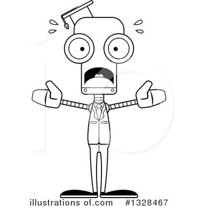 Royalty-Free (RF) Robot Clipart Illustration by Cory Thoman - Stock Sample #1328467