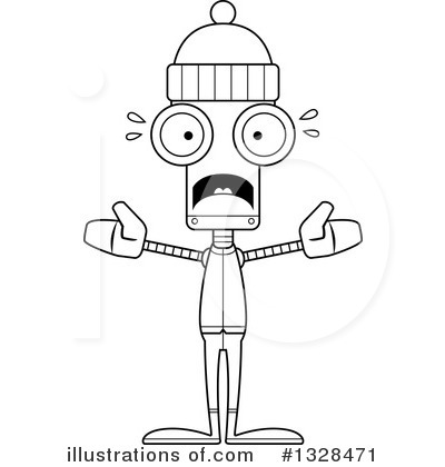 Royalty-Free (RF) Robot Clipart Illustration by Cory Thoman - Stock Sample #1328471