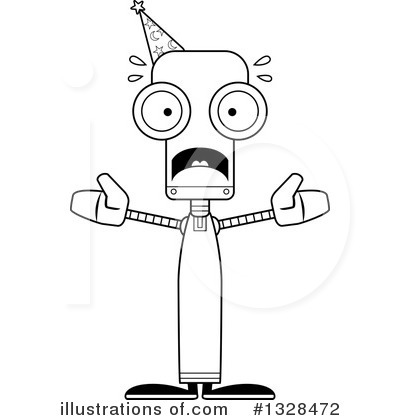 Royalty-Free (RF) Robot Clipart Illustration by Cory Thoman - Stock Sample #1328472