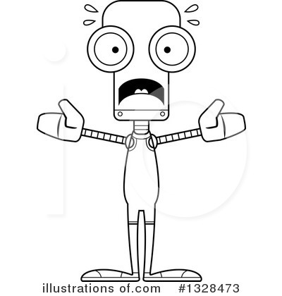 Royalty-Free (RF) Robot Clipart Illustration by Cory Thoman - Stock Sample #1328473