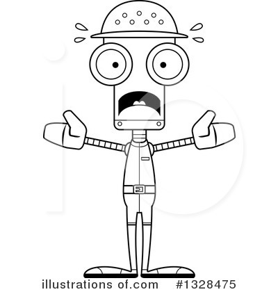 Royalty-Free (RF) Robot Clipart Illustration by Cory Thoman - Stock Sample #1328475