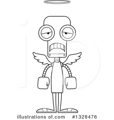Royalty-Free (RF) Robot Clipart Illustration by Cory Thoman - Stock Sample #1328476