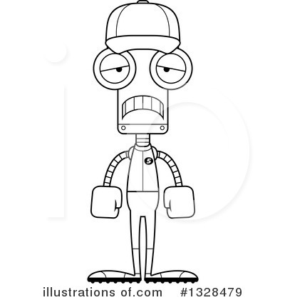 Royalty-Free (RF) Robot Clipart Illustration by Cory Thoman - Stock Sample #1328479