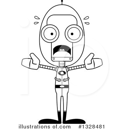 Royalty-Free (RF) Robot Clipart Illustration by Cory Thoman - Stock Sample #1328481