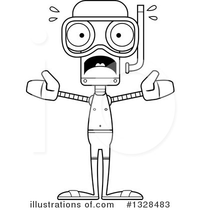 Royalty-Free (RF) Robot Clipart Illustration by Cory Thoman - Stock Sample #1328483