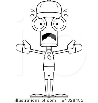 Royalty-Free (RF) Robot Clipart Illustration by Cory Thoman - Stock Sample #1328485