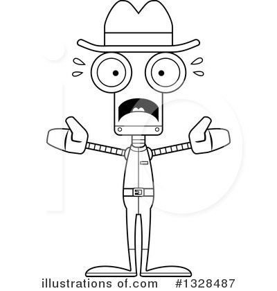 Royalty-Free (RF) Robot Clipart Illustration by Cory Thoman - Stock Sample #1328487