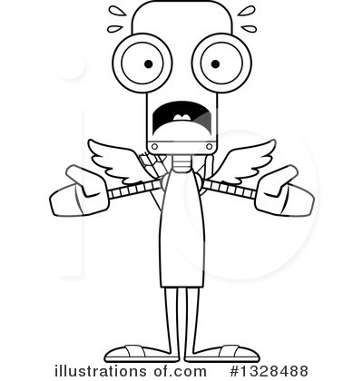 Royalty-Free (RF) Robot Clipart Illustration by Cory Thoman - Stock Sample #1328488