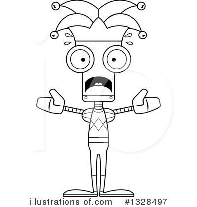 Royalty-Free (RF) Robot Clipart Illustration by Cory Thoman - Stock Sample #1328497