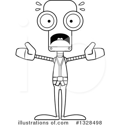 Royalty-Free (RF) Robot Clipart Illustration by Cory Thoman - Stock Sample #1328498