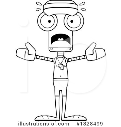Royalty-Free (RF) Robot Clipart Illustration by Cory Thoman - Stock Sample #1328499