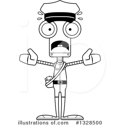 Royalty-Free (RF) Robot Clipart Illustration by Cory Thoman - Stock Sample #1328500