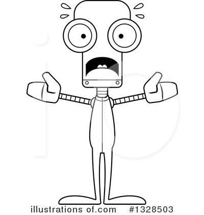 Royalty-Free (RF) Robot Clipart Illustration by Cory Thoman - Stock Sample #1328503