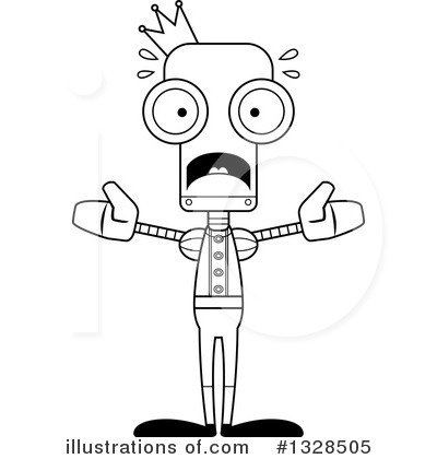 Royalty-Free (RF) Robot Clipart Illustration by Cory Thoman - Stock Sample #1328505