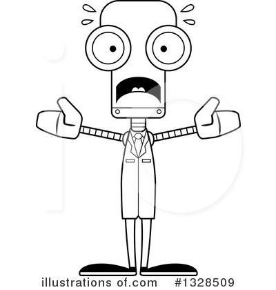 Royalty-Free (RF) Robot Clipart Illustration by Cory Thoman - Stock Sample #1328509
