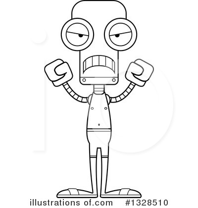 Royalty-Free (RF) Robot Clipart Illustration by Cory Thoman - Stock Sample #1328510