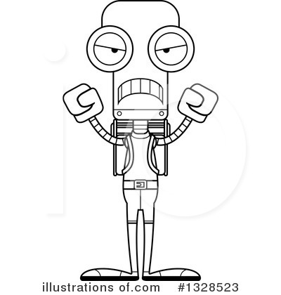 Royalty-Free (RF) Robot Clipart Illustration by Cory Thoman - Stock Sample #1328523