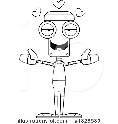 Royalty-Free (RF) Robot Clipart Illustration by Cory Thoman - Stock Sample #1328530