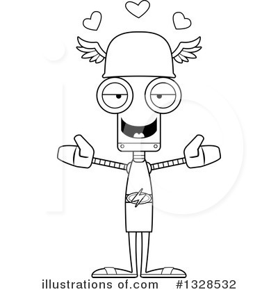Royalty-Free (RF) Robot Clipart Illustration by Cory Thoman - Stock Sample #1328532