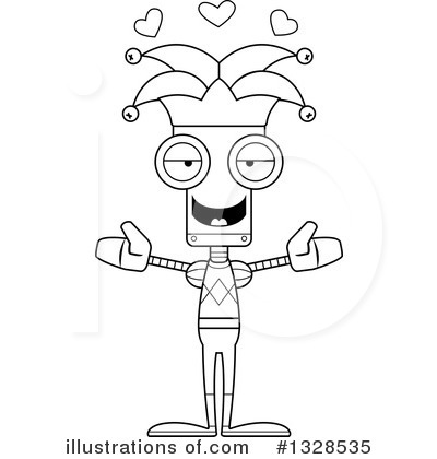 Royalty-Free (RF) Robot Clipart Illustration by Cory Thoman - Stock Sample #1328535