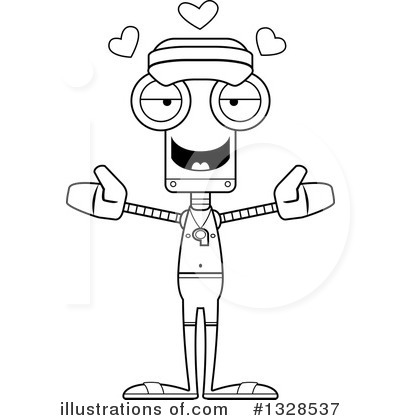 Royalty-Free (RF) Robot Clipart Illustration by Cory Thoman - Stock Sample #1328537