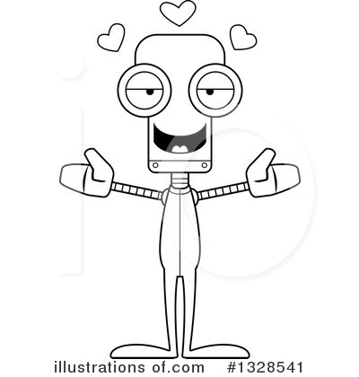 Royalty-Free (RF) Robot Clipart Illustration by Cory Thoman - Stock Sample #1328541