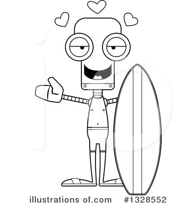 Royalty-Free (RF) Robot Clipart Illustration by Cory Thoman - Stock Sample #1328552
