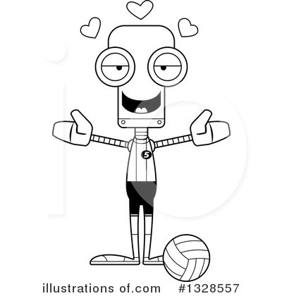 Royalty-Free (RF) Robot Clipart Illustration by Cory Thoman - Stock Sample #1328557