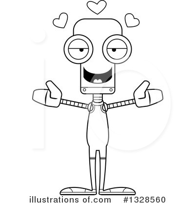 Royalty-Free (RF) Robot Clipart Illustration by Cory Thoman - Stock Sample #1328560