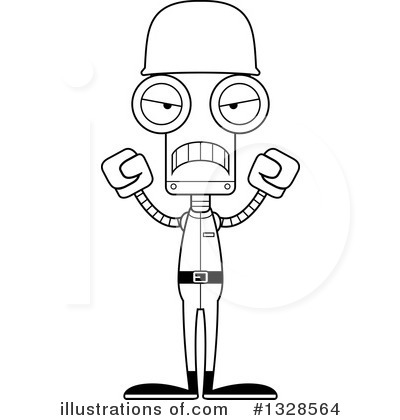 Royalty-Free (RF) Robot Clipart Illustration by Cory Thoman - Stock Sample #1328564