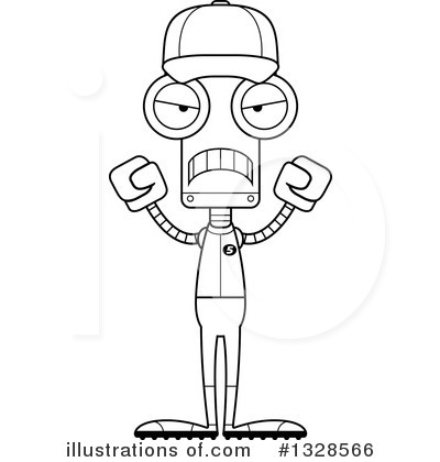 Royalty-Free (RF) Robot Clipart Illustration by Cory Thoman - Stock Sample #1328566