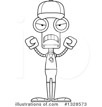 Royalty-Free (RF) Robot Clipart Illustration by Cory Thoman - Stock Sample #1328573