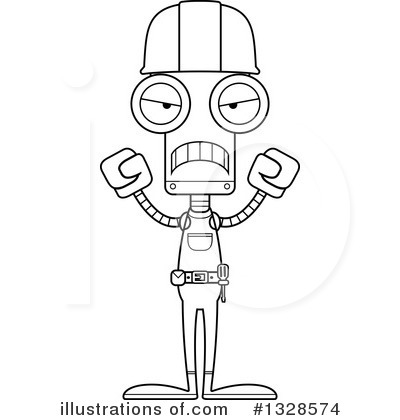Royalty-Free (RF) Robot Clipart Illustration by Cory Thoman - Stock Sample #1328574