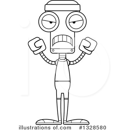 Royalty-Free (RF) Robot Clipart Illustration by Cory Thoman - Stock Sample #1328580