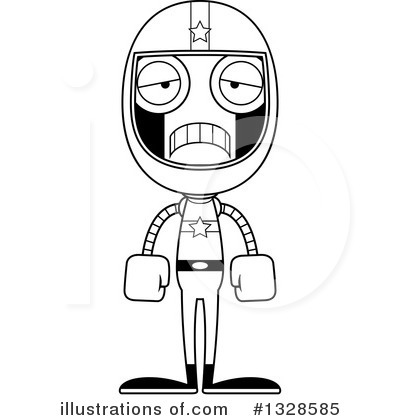Royalty-Free (RF) Robot Clipart Illustration by Cory Thoman - Stock Sample #1328585