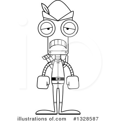 Royalty-Free (RF) Robot Clipart Illustration by Cory Thoman - Stock Sample #1328587