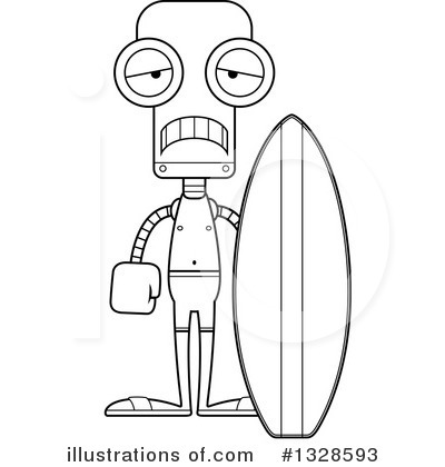 Royalty-Free (RF) Robot Clipart Illustration by Cory Thoman - Stock Sample #1328593
