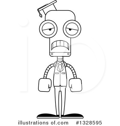 Royalty-Free (RF) Robot Clipart Illustration by Cory Thoman - Stock Sample #1328595